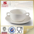 Wholesale royal ceramic product, disposable soup bowl